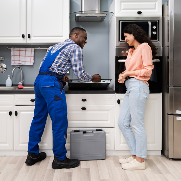 can you provide an estimate for cooktop repair before beginning any work in Berlin Center